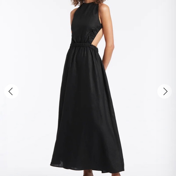 Sir the Label Alena Maxi Dress Black - Picture 4 of 14